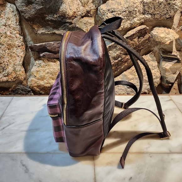 Coach Medium Charlie Backpack With Gingham Print - Picture 5 of 11